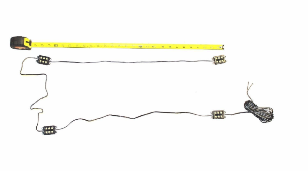 Kingshowstar - 8pcs White LED Boat Lights Kit Waterproof Pod Bright LED truck bed Marine Jetski LED Marine Light 11