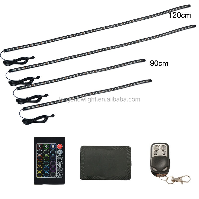 RGB Car Under Underbody Lights LED underglow Strip Light 12V 24V Car Truck Glow Flexible RGB strips Neon RGB LED Strips 7