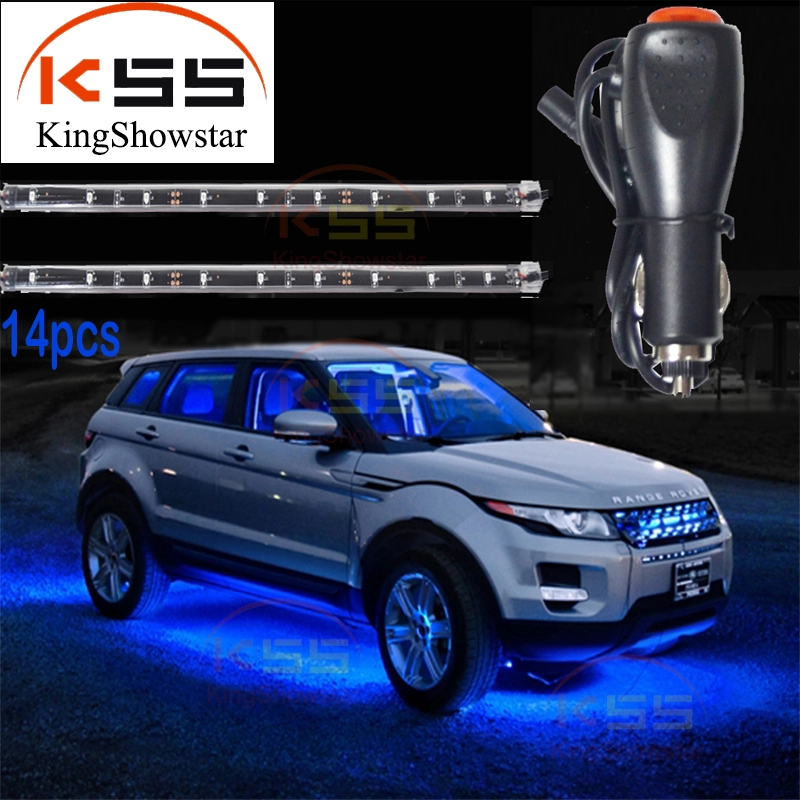 Kingshowstar - LED UnderCar Truck Glow Underbody Waterproof System Neon Lights Kit led auto interior underbody light 1