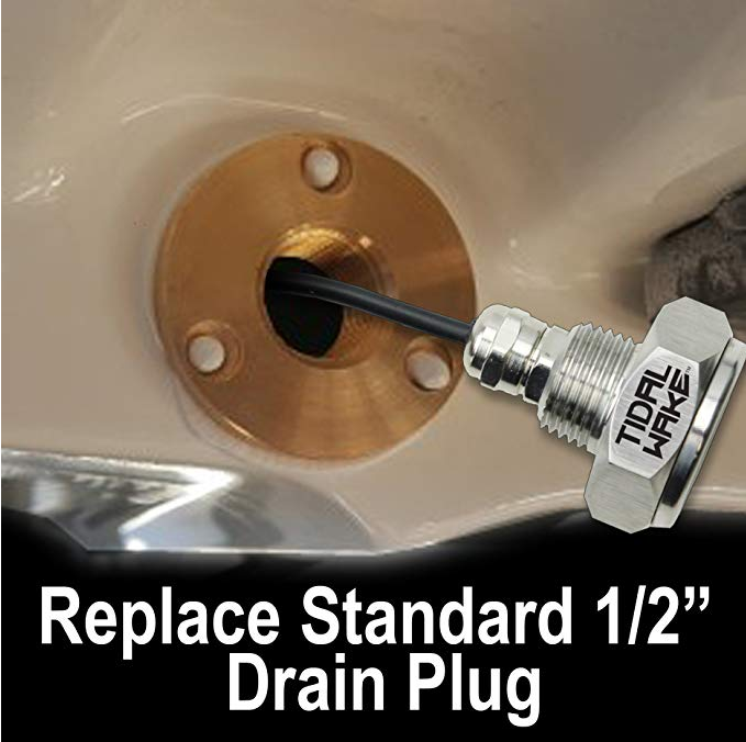 Hot Product IP68 Underwater LED 1/2in Standard Boat Drain Plug LED Lights Waterproof Durable 14