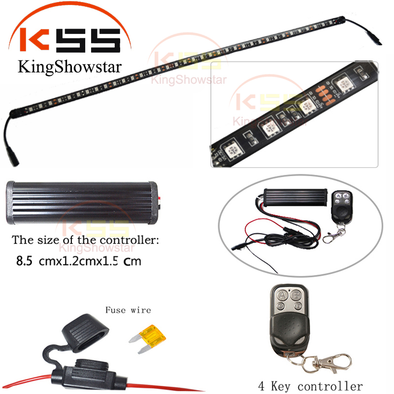 Kingshowstar - safe emergency super brightness 100cm smd5630 waterproof aluminum led light bar LED Marine Light 9