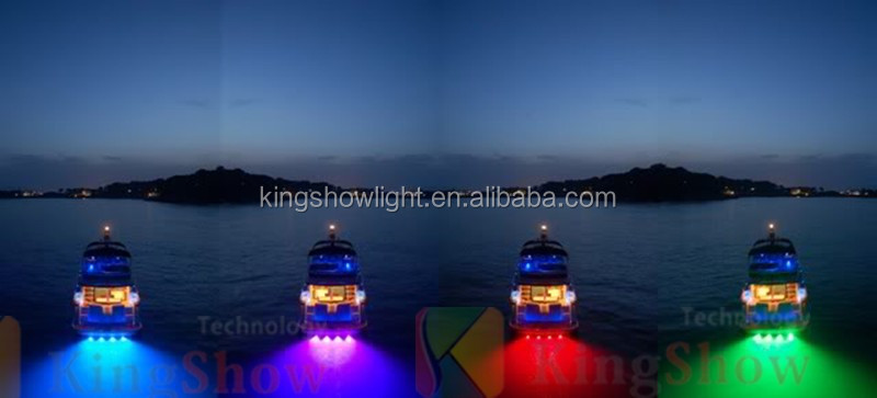 Kingshowstar - 27W Boat Drain Plug Light COB LED Boat Light Underwater Boat Lamp M20X1.5 Threaded 12V/24V RGB MARINE LED LIGHTS LED Marine Light 19