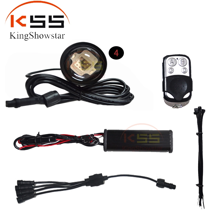 High quality 12Volt 4pcs boat dock RGB light 27W bolt underwater light 1