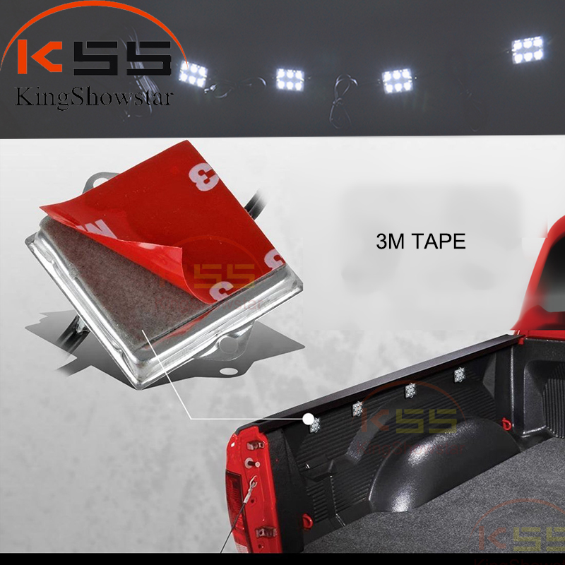 Kingshowstar - WATERPROOF 8pc Pickup Truck Bed Light Kit LED Lighting Accessories Ultra Bright led truck bed light 12
