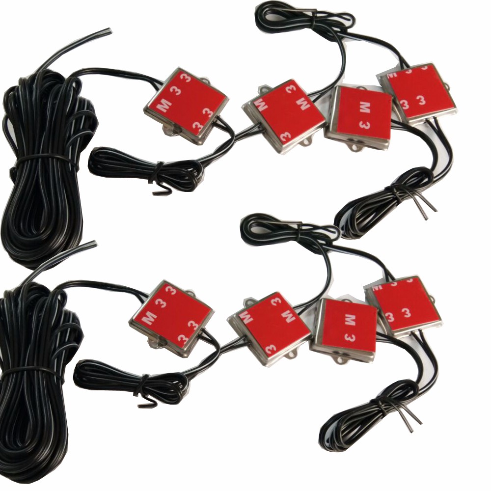 8pc White LED Truck Tool Box Lighting Light Kit with Auto On/Off Switch 11