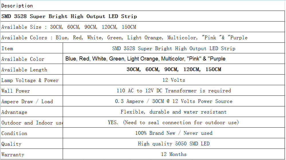 Kingshowstar - LED SMD 3528 BULB 2 pc STRIPS 150CM REPLACE NEON LIGHT TRUCK SUV CAR ATV 12V led auto tailgate light 5
