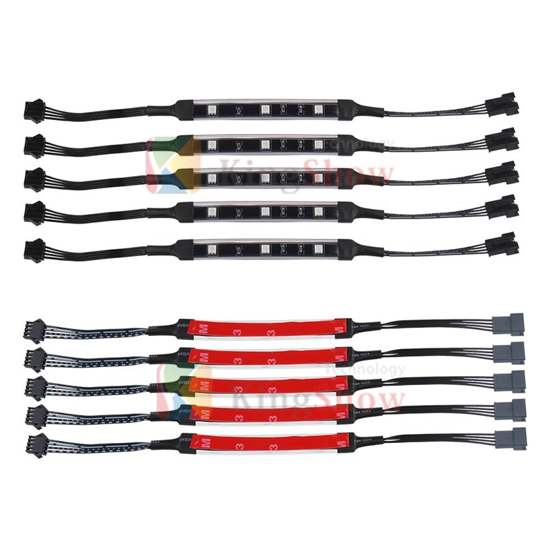 10pc Pcs Million Color motorcycle led lighting Accent Neon Glow Flexible Strip pods Light for Motorcycle Dual remote control 1
