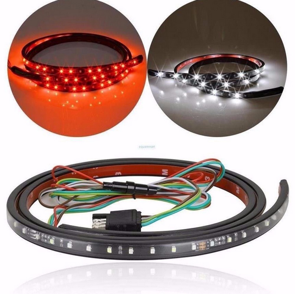 Kingshowstar - Turn Signal Brake Reverse 60 LED Tailgate Tail Light Bar Strip For Ford Truck led auto tailgate light 7