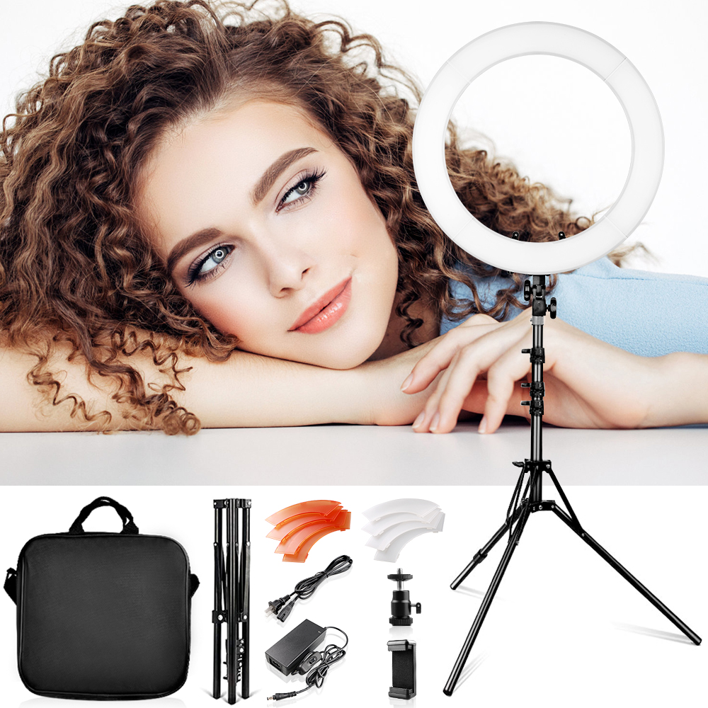 Kingshowstar - Live Broadcast Led Photography Ring Light 5500k Selfie 10 Inch 18 Inch Ring Fill Light Led Ring Light Ungrouped 8