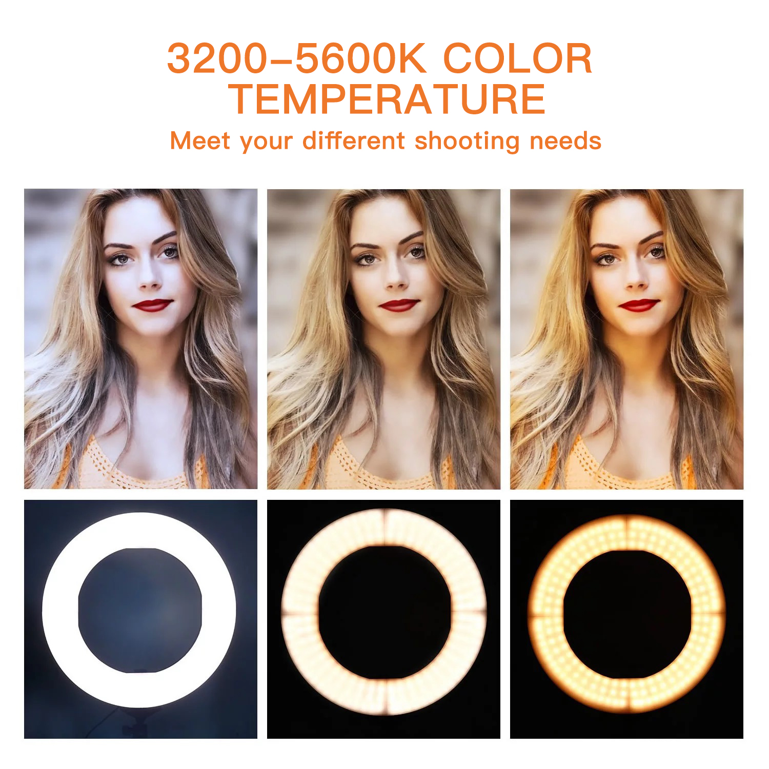 Kingshowstar - Live Broadcast Led Photography Ring Light 5500k Selfie 10 Inch 18 Inch Ring Fill Light Led Ring Light Ungrouped 12