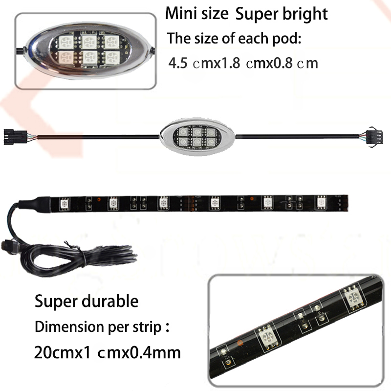Kingshowstar - High Quality Decoration Lighting 12v Waterproof Motorcycle Led Light Ungrouped 10