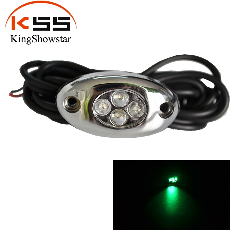 Universal Rear License Plate Super Bright 4 LED White Motorcycle Plate Light 10