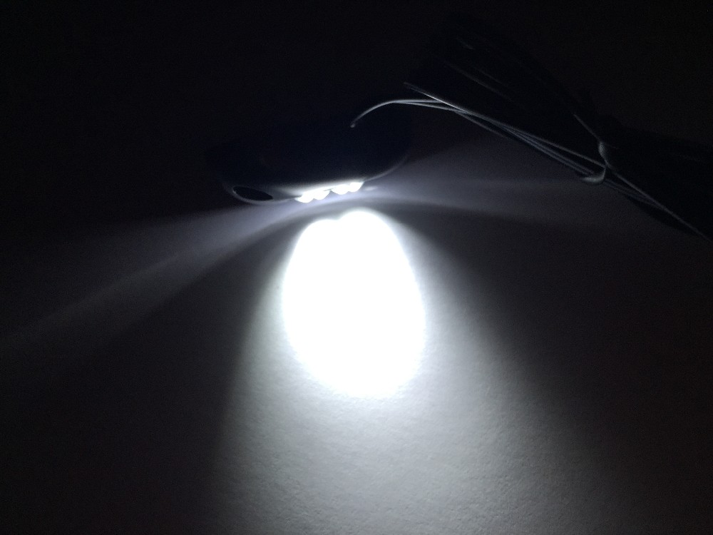 Universal Rear License Plate Super Bright 4 LED White Motorcycle Plate Light 14