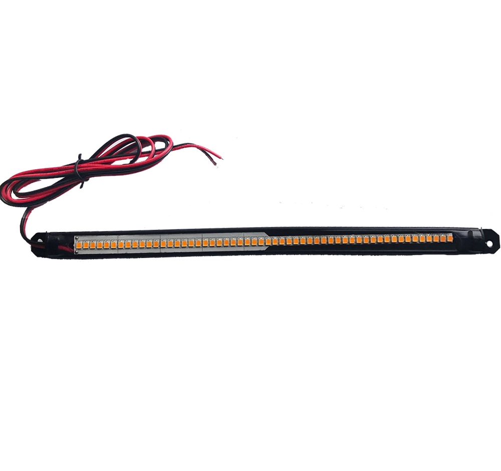Kingshowstar - LED Motorcycle Turn Signal Light Strip Flashing Tail Brake Stop Light LED Motorcycle Bicycle Light 1