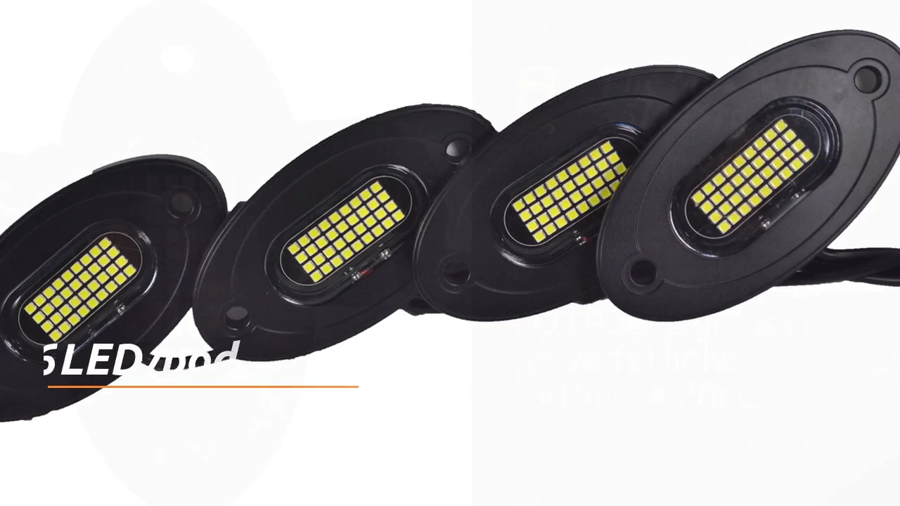 Kingshowstar - 12 pc White Heavy Duty Rock Lights Undercarriage, Bed Light,Exterior Interior,Boat,RZR,pods The Max 36W level rock light 1