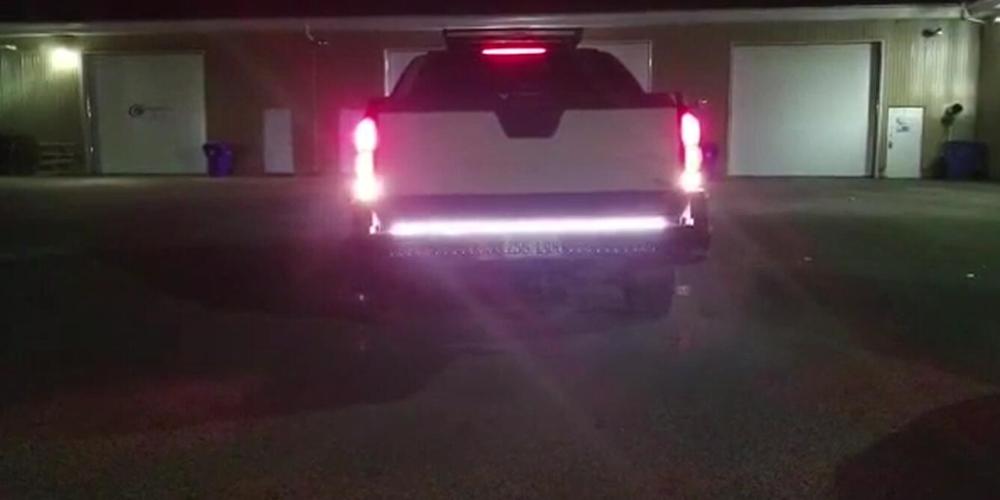 60 Red White 90-SMD LED Light Bar for Pickup Backup Brake Turn Signal Lights 12