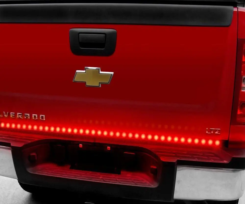 Kingshowstar - Truck Tailgate Light Bar 12V Red LED Flexible Car Truck led light bar Brake Reverse Turn Signal Tailga led auto tailgate light 1