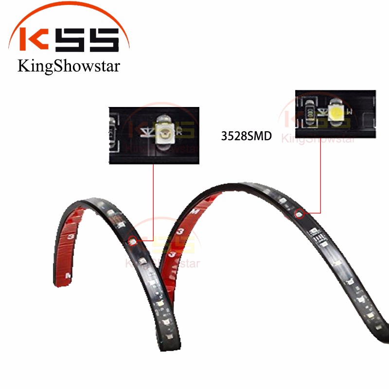 Kingshowstar - Truck Tailgate Light Bar 12V Red LED Flexible Car Truck led light bar Brake Reverse Turn Signal Tailga led auto tailgate light 9