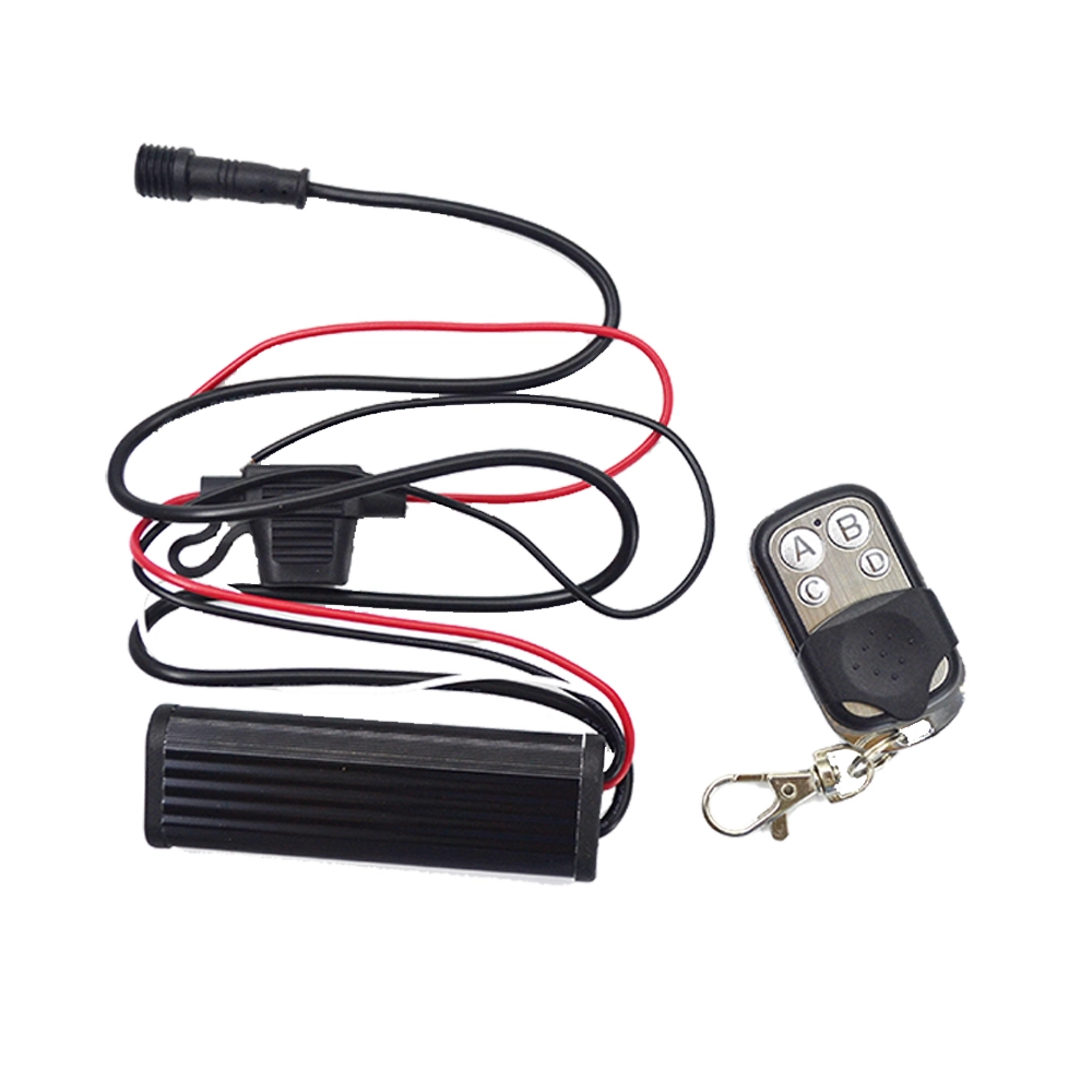 Kingshowstar - 12v waterproof Wireless LED rock Light Remote Controller led controller and wire connector 1