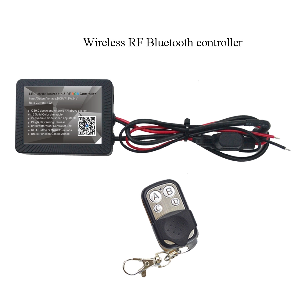 Kingshowstar - 4key Remote Blue-tooth Wireless Music Remote Smartphone Controller for led rock light RF controller 1