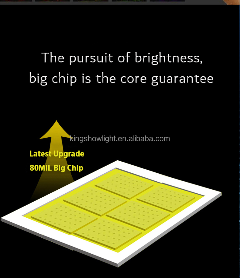 Kingshowstar - 60W Motorcycle LED Light Headlight Fog Driving Lamp Lights Spot Light Fits P50 LED Motorcycle Bicycle Light 14