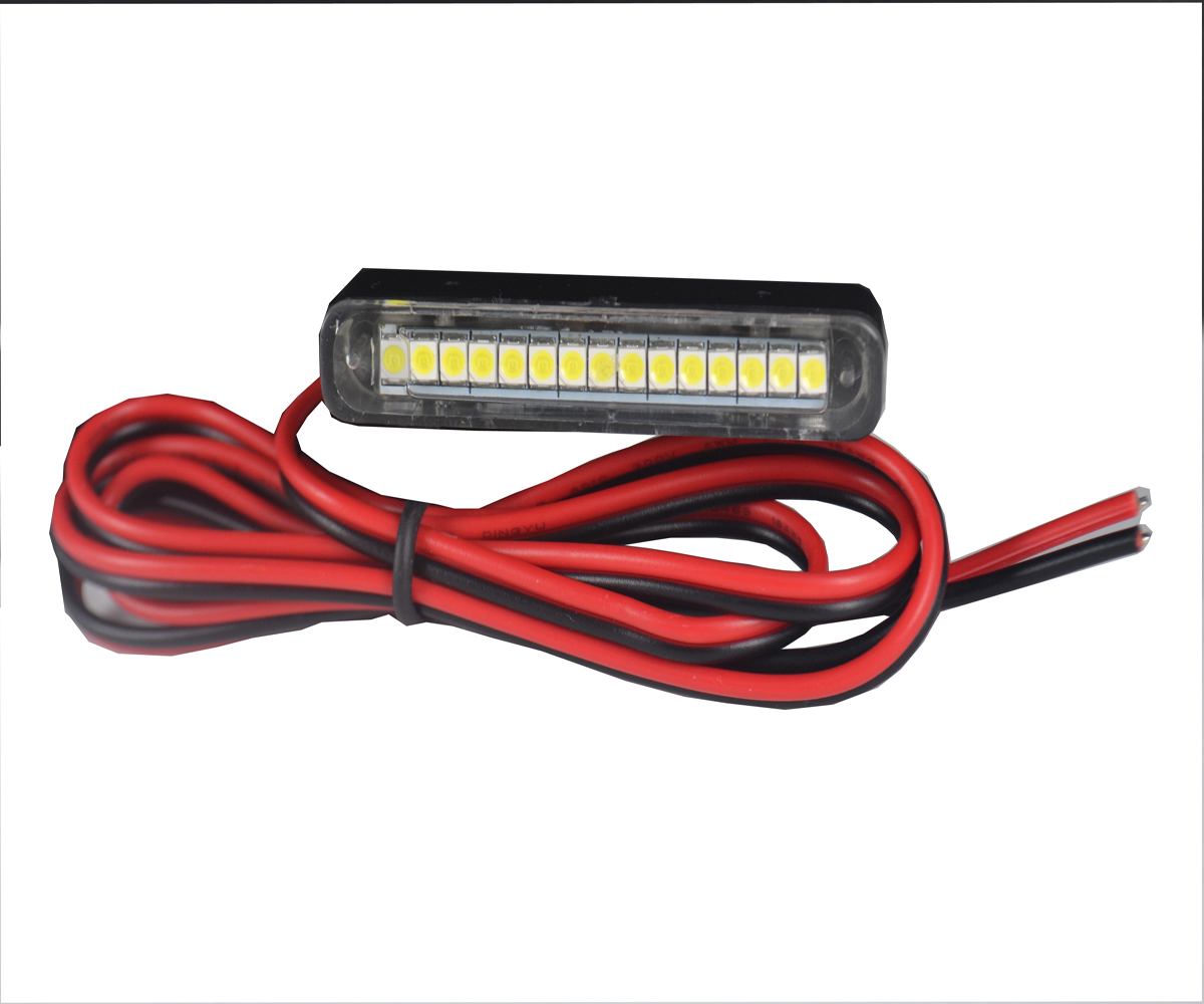 Kingshowstar - Motorcycle Waterproof led light with 15 pcs white led for License Plate Light,Backup Light,taillight or Brake Light Led licence plate light 8