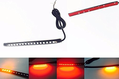 Motorcycle 5050 LED PVC Strip Tube Turn Signal Tail Brake light 11