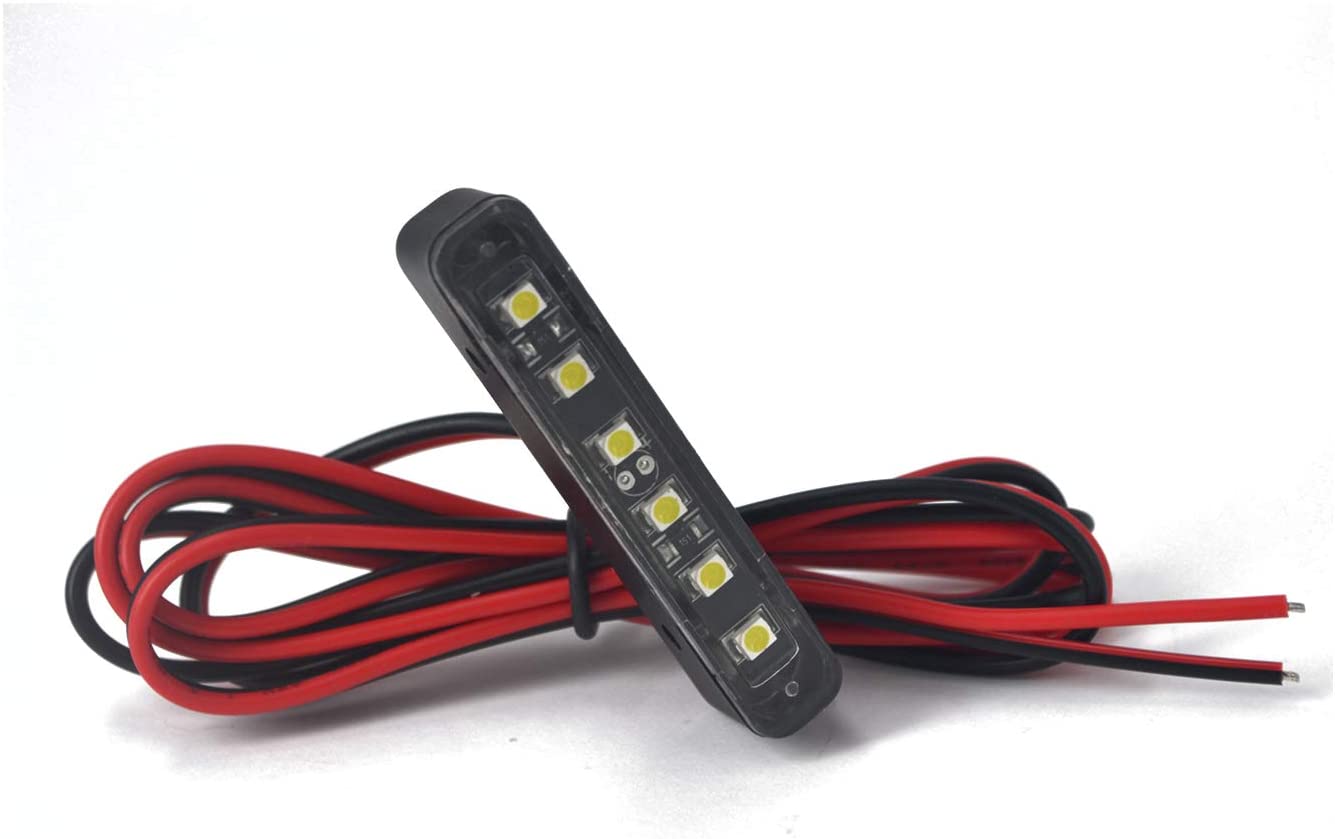 Kingshowstar - Waterproof Plate light with 6 White LED For License Plate Light,Backup Light,tail light or Brake Light for Motorcycle Bike Led licence plate light 8