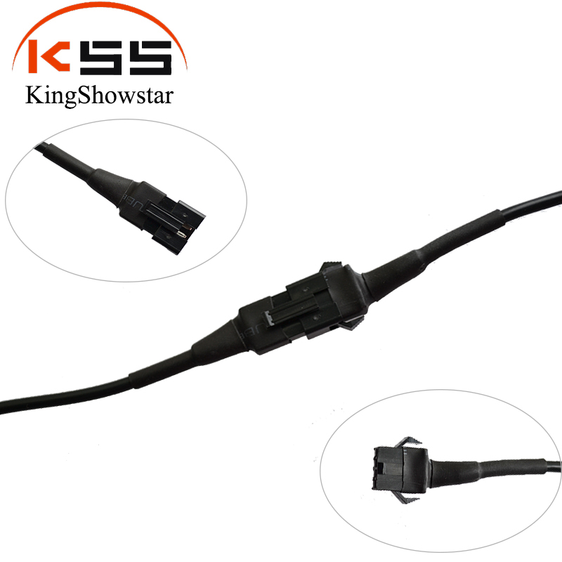 Kingshowstar - 4 Channel LED Multi-Color Accent Light Harness RGB Strip 4 Pin Adapter Splitter led wire connector 9