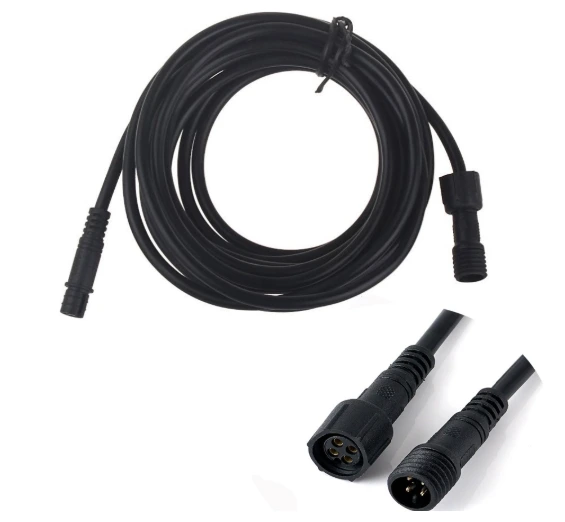 Kingshowstar - High quality durable waterproof RGB color led light extension wire cord for truck car bike led wire connector 1