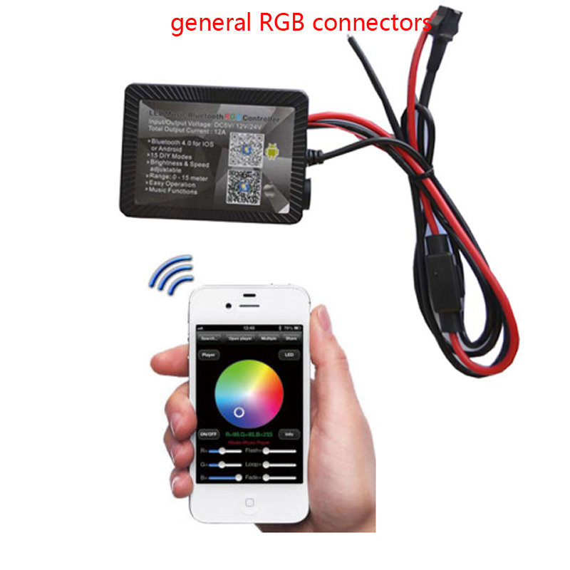 Kingshowstar - 12V 10PC Smart Blue-tooth Controller Motorcycle LED Lighting Flexible Bright Led Light Ungrouped 13