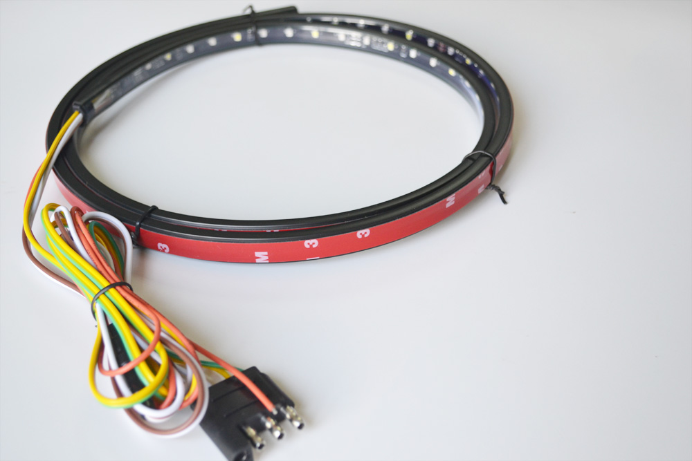 Kingshowstar - 48'' Red pickup truck turn signals LED Tailgate Light Bar Strip Ungrouped 7