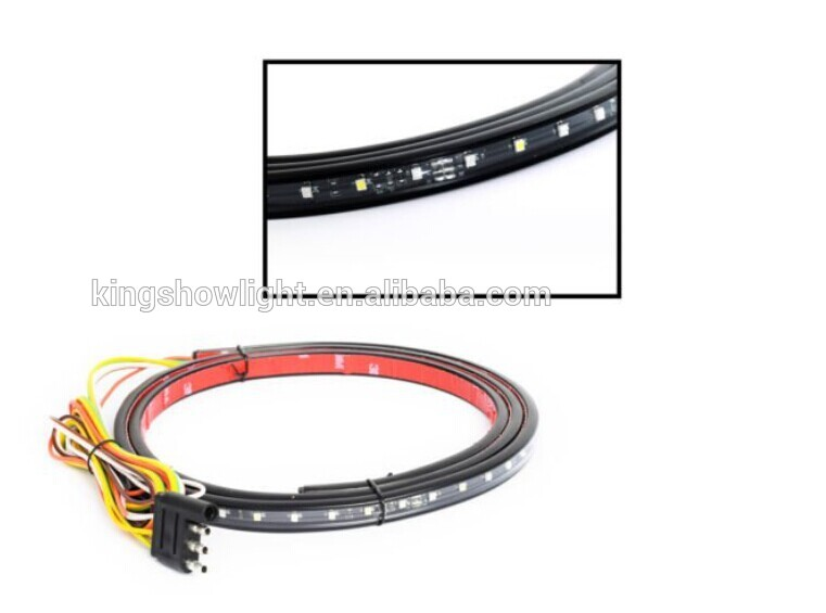 Kingshowstar - 48'' Red pickup truck turn signals LED Tailgate Light Bar Strip Ungrouped 9