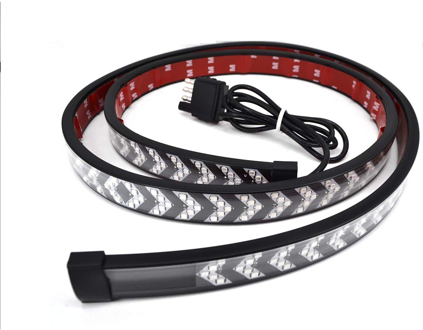 Kingshowstar - 62CM 12v Red Car Truck Tailgate LED Signal Running Brake Light Reverse Bar Streamer led auto tailgate light 10