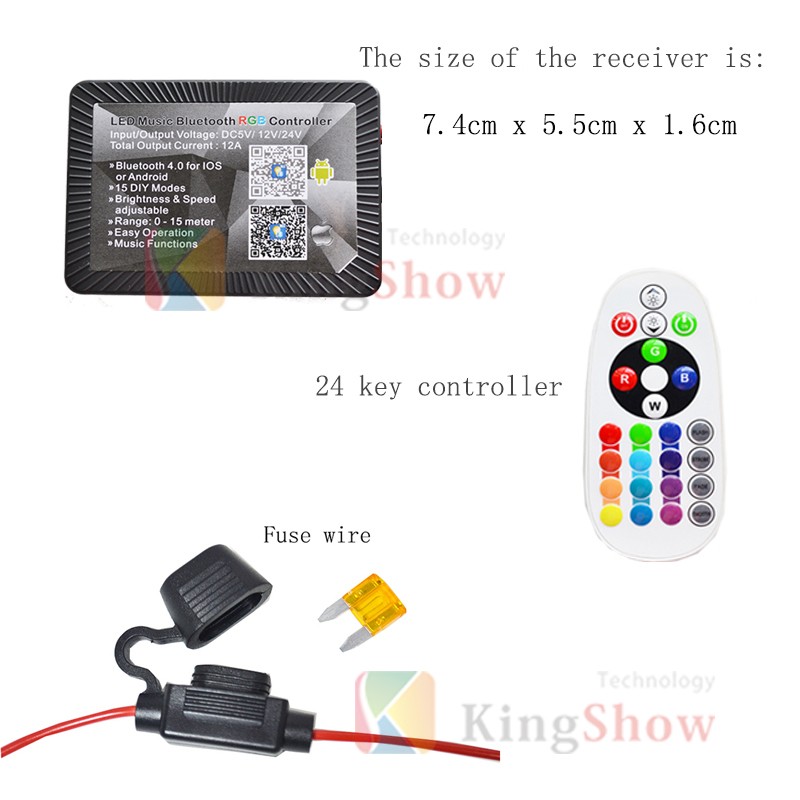Kingshowstar - 8 PCS super bright IP68 Rgb Led Color Changing Rock Lights mini wireless APP remote control led car interior lights Ungrouped 20