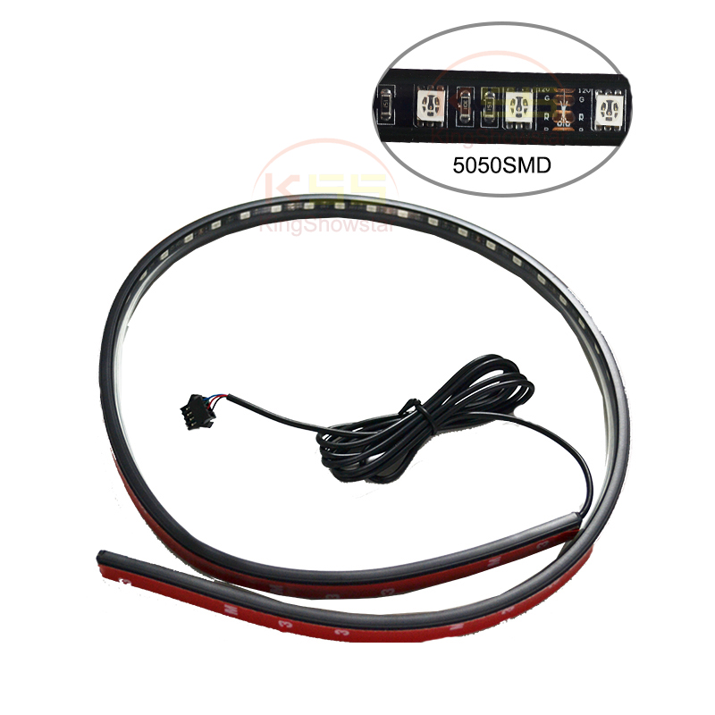 Kingshowstar - Hot selling new underbody auto lights 4pc car flexible led strip car led waterproof light led auto interior underbody light 15