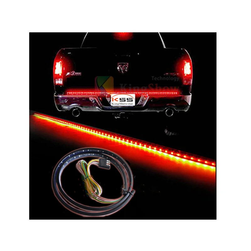 48 Redline LED Tailgate Light Bar - TriCore LED - Weatherproof Aluminum No-Drill Install - Full Featured Reverse Runni 1