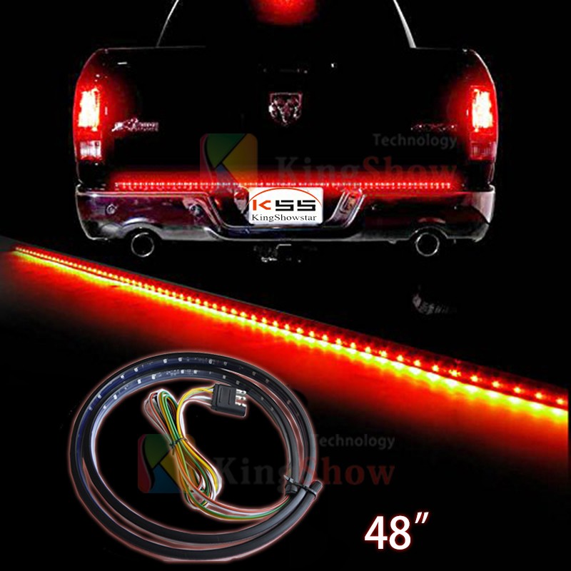 48 Redline LED Tailgate Light Bar - TriCore LED - Weatherproof Aluminum No-Drill Install - Full Featured Reverse Runni 8