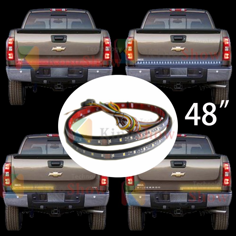 48 Redline LED Tailgate Light Bar - TriCore LED - Weatherproof Aluminum No-Drill Install - Full Featured Reverse Runni 20