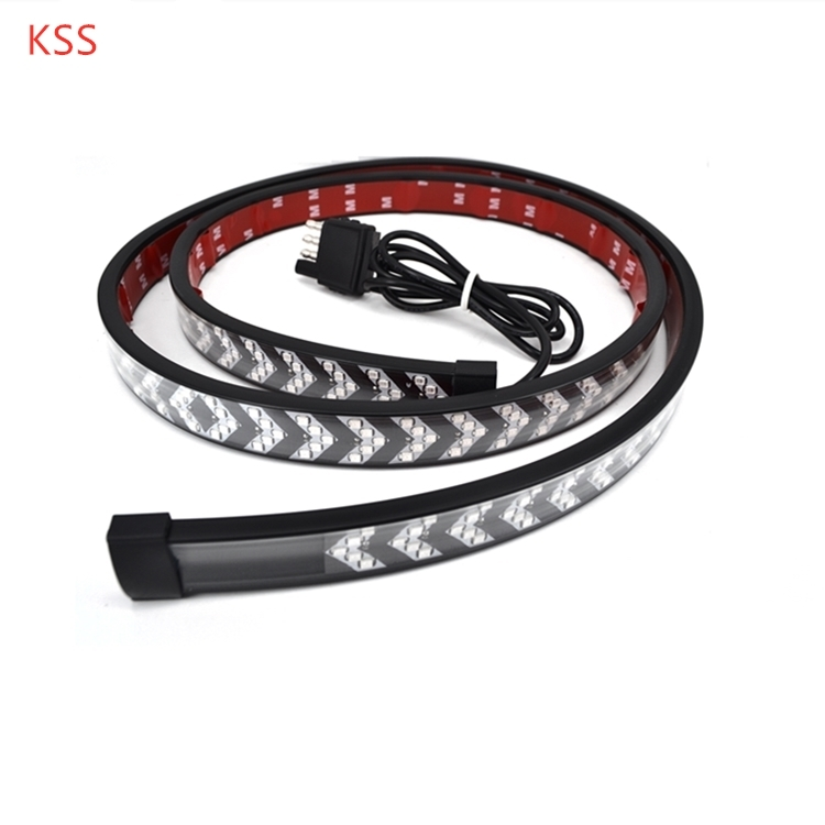 Kingshowstar - 48/60 inch Truck Tailgate LED Strip Light Waterproof Pickup Side Tail Light Strip Bar Car Turn Signal Parking Brake Reverse Lamp led auto tailgate light 1