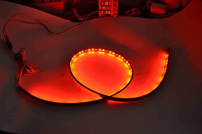 Universal 60 Inches Red/White Tailgate LED Strips Light Bar Reverse Parking Brake Turn Signal Lights for Pickup Trucks SUV 14