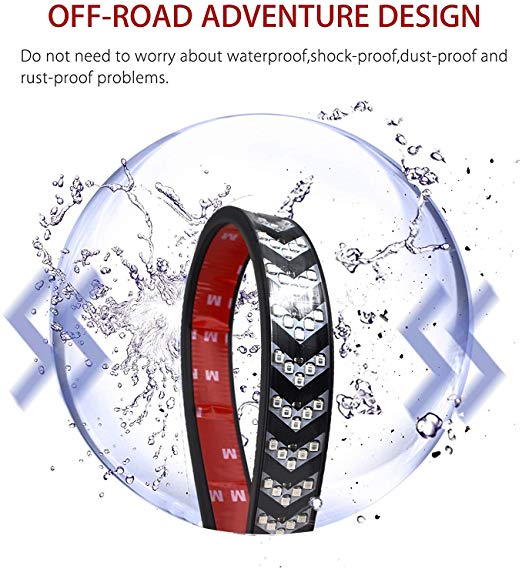 Kingshowstar - 12v 36'' Inch Red & White 432 LED Flexible Waterproof Scanning Turn Signal Led Tail Light Bar Strip Car Led Strip For Truck led auto tailgate light 16