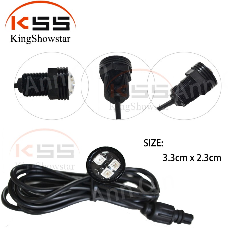 Kingshowstar - Color changing 8pcs IP68 led marine lights phone app music remote control rgb color led marine boat dock lamp LED Marine Light 14