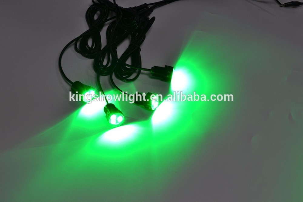 4 PCS led 27w boat light Multi color 12v seawater marine lights/waterproof ip68 led under seawater submarine flood yacht light 17