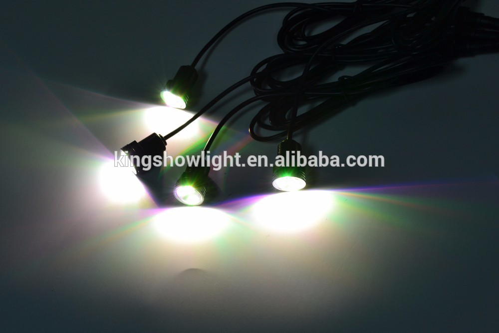 4 PCS led 27w boat light Multi color 12v seawater marine lights/waterproof ip68 led under seawater submarine flood yacht light 21