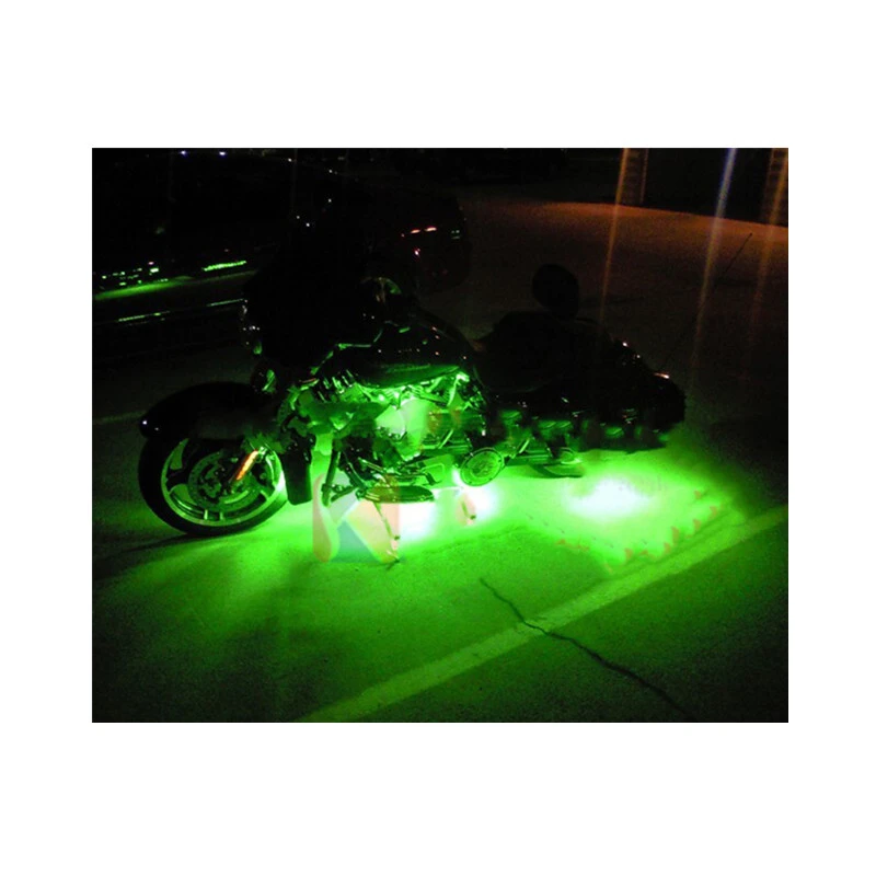 12pc 120 LED Motorcycle ATV Accent Engine Light Kit Fits All Motorcycle Motorbike 1