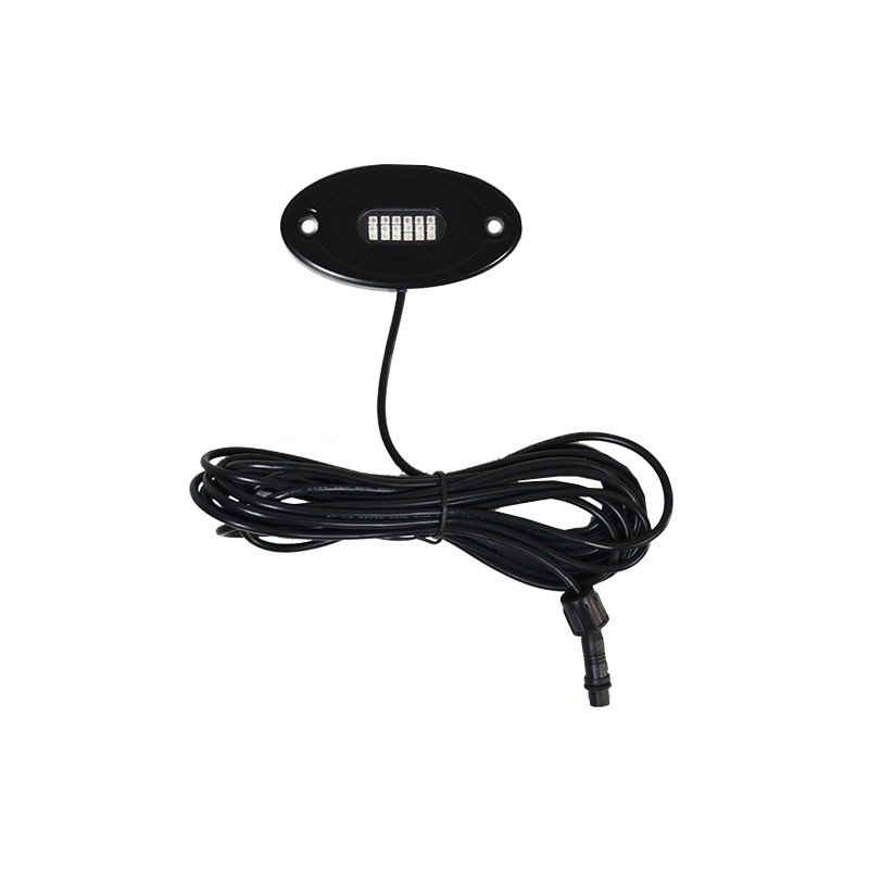 Kingshowstar - 8pcs COLOR MORPH LED ROCK LIGHT RGB LIGHT WITH BLUE-TOOTH MUSIC led top level 24W rock light 14