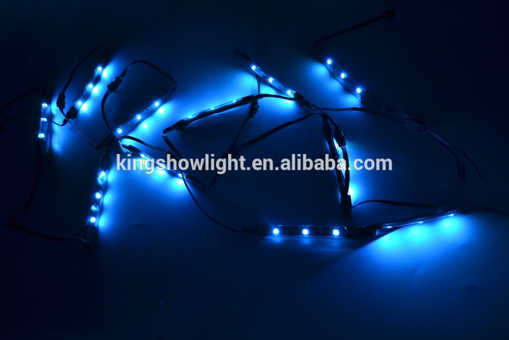 10Pcs Motorcycle LED Light Kit Strips RF Remote Controller Multi-Color Accent Glow Neon Lights Lamp Flexible 14