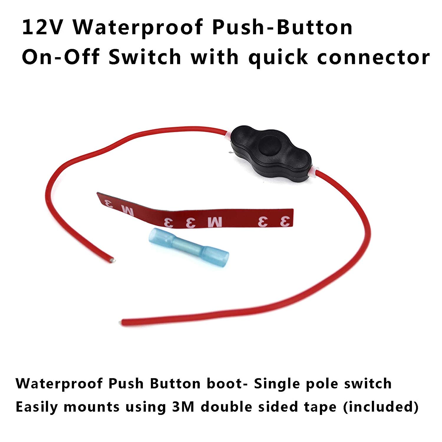 6pcs RGB 15-Color Waterproof Flexible Strip Motorcycle 5050LED Light Kit with switch and Remote 18