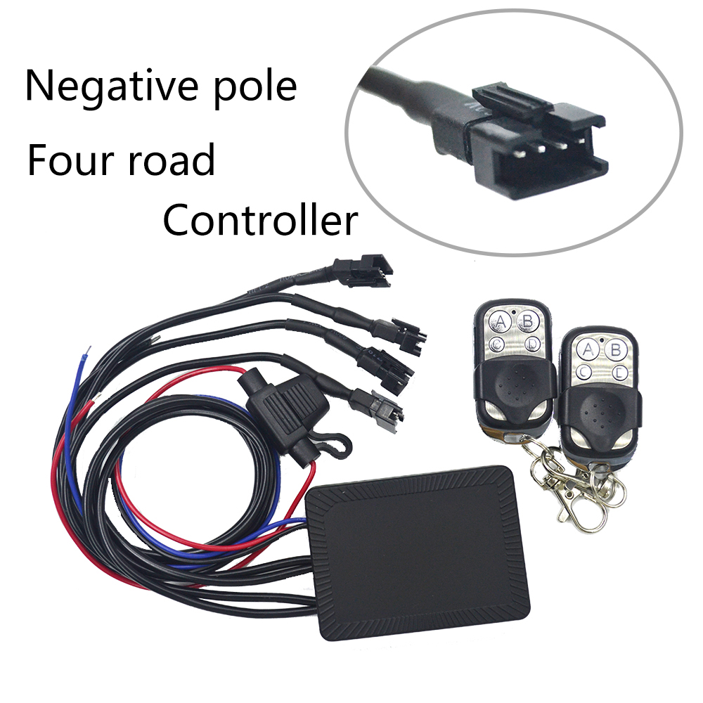 Hight Power 18 Color Change Modes Control Unit 4 Wire Output Braking Warning Function For 12VDC RGB LED Products 9